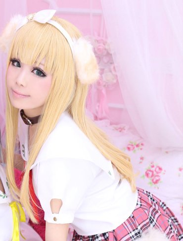 Hentai Ouji to Warawanai Neko Azuki Azusa anime cosplay wig