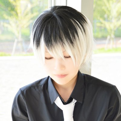 Tokyo Ghoul Sasaki Haise short black white cosplay wig