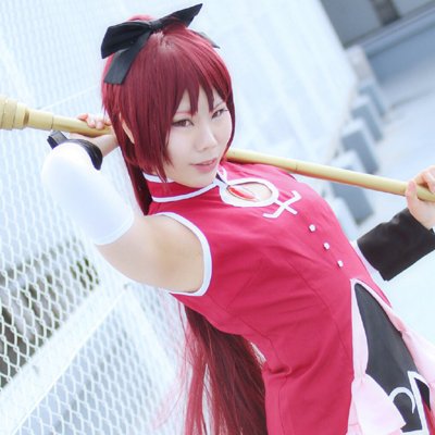 Puella Magi Madoka Magica Sakura Kyouko anime cosplay wig