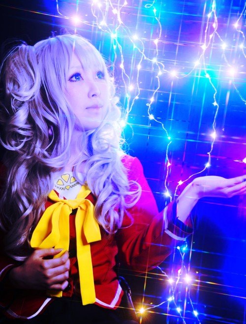 Charlotte Tomori Nao curly 70cm cosplay wig