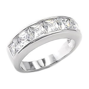 3.8 carat Princess cut stone sizes 5-6-7-8