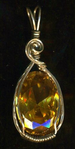 50ct Lab Citrine Pendant