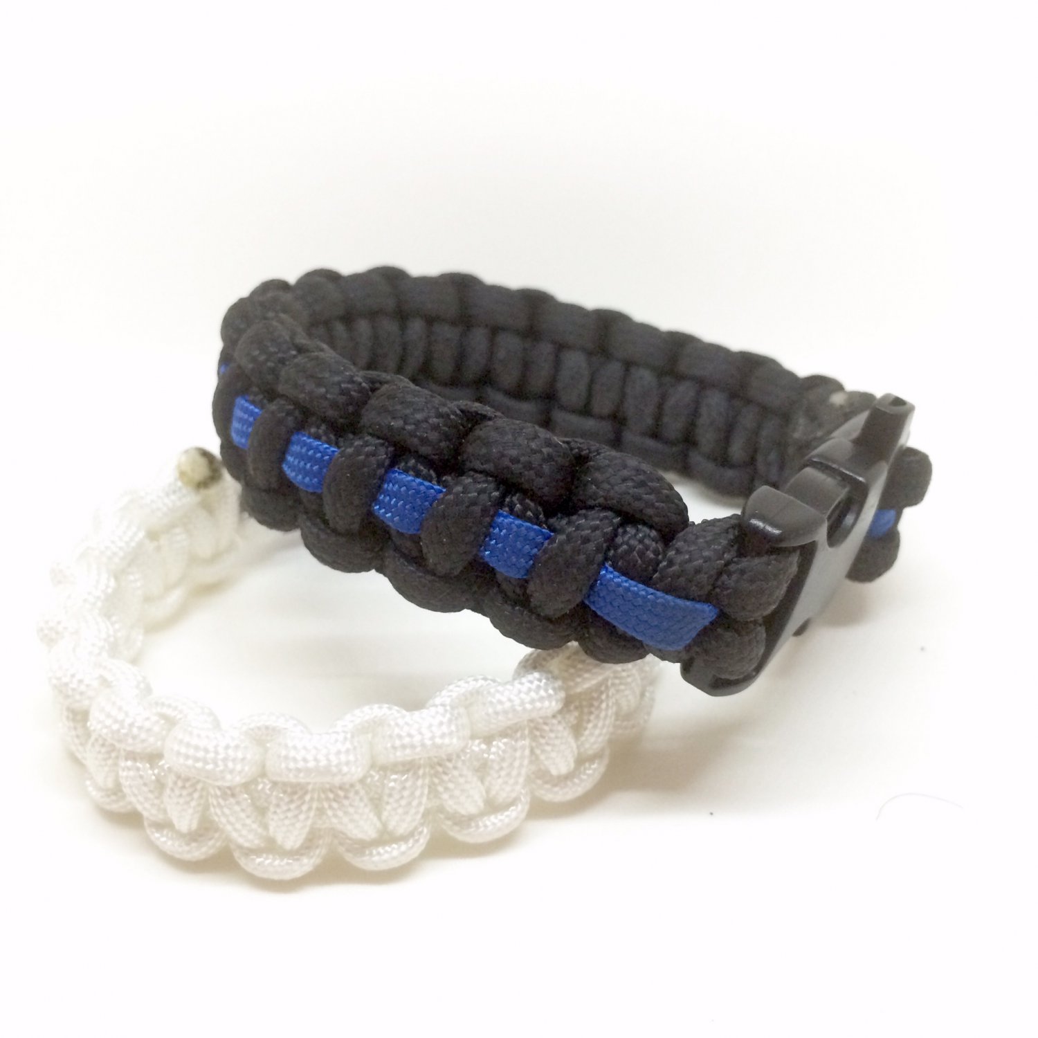 Thin Blue Line Paracord Bracelet