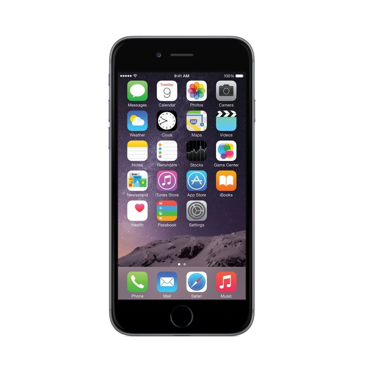 Apple - 【中古・美品】au iphone6 16GB スペースグレイの+