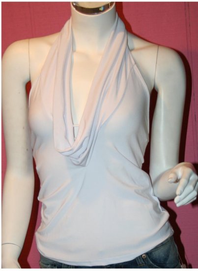 White halter top