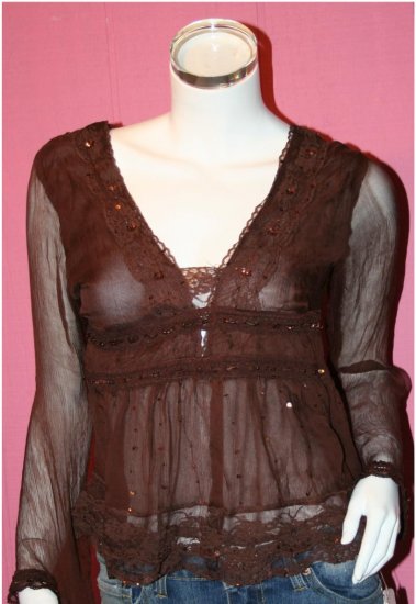 sexy brown top