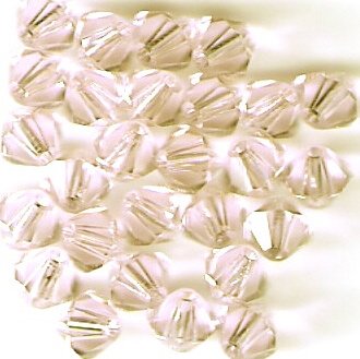 Swarovski Crystal 24 Silk 4mm Bicones 5301