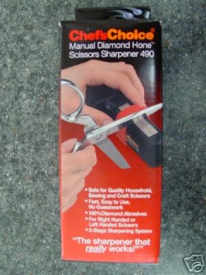 DIAMOND HONE MANUAL SCISSOR SHARPENER