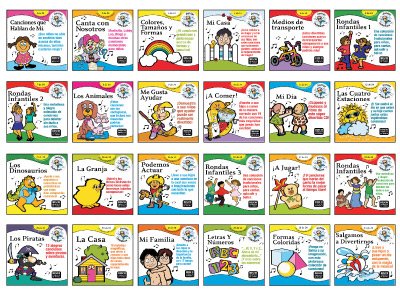 24 pack of Junior Jukebox Music Spanish