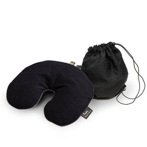 Bucky Utopia Black Neck Travel Pillow with Bucky Bag