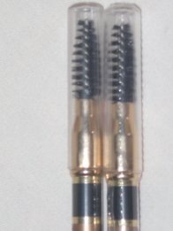 2 MILANI Water Resistant Eye Brow Pencils w Brush BLACK New