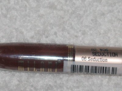 MILANI CRYSTAL GLASS Lip Gloss #06 SEDUCTION Beauty Deep Red Shimmer Lipgloss NEW & SEALED