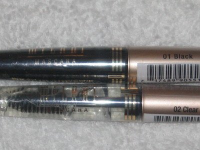 2 Milani BLACK MASCARA & CLEAR MASCARA EYE BROW GEL