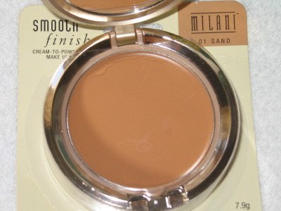 MILANI Smooth FInisH CREAM to POWDER Foundation #01 SAND Compact