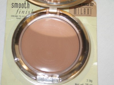 MILANI Smooth FInisH CREAM to POWDER Foundation #07 MEDIUM BEIGE Compact