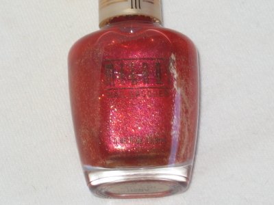 MILANI Nail Polish #23 SUCULENT STRAWBERRY Lightly Sparkled Strawberry shade