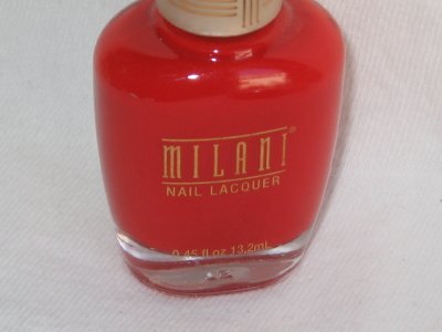 MILANI Nail Polish #22 FIESTY FLAMES a MATTE POPPY RED Polish