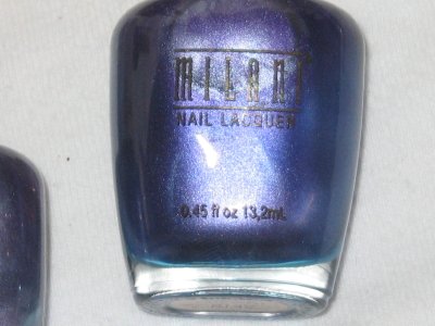 MILANI Nail Polish #05 PURPLE MIRROR Iridescent Metallic Blue/Purple shade