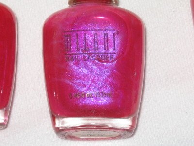 MILANI Nail Polish #1 HOTTEST PINK Iridescent Hot! HOT Pink shade