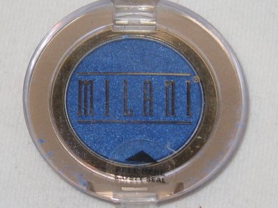 MILANI EyE Shadow Compact #14 BLUE ICE Shimmer Deep Blue Eyeshadow NEW SEALED