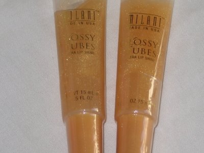 2 MILANI GLOSSY Tubes Lip Gloss GOLDEN SPLASH Ultra Shine Lipgloss NEW SEALED