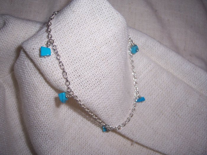 Dyed Howlite Anklet