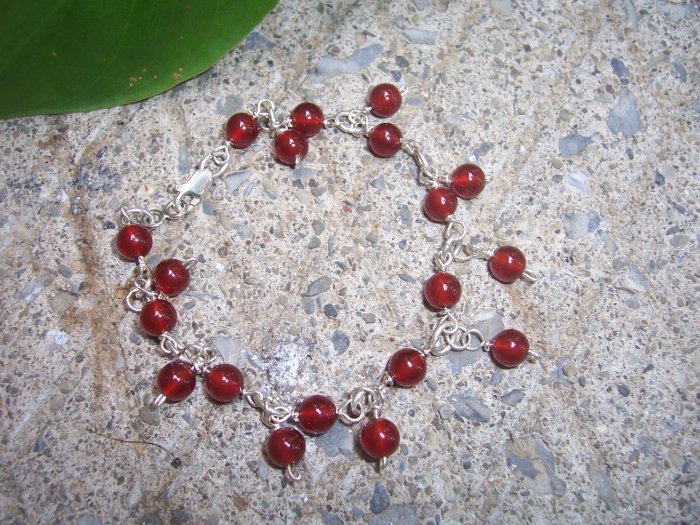 Carnelian Drops bracelet by A Touch of Earth