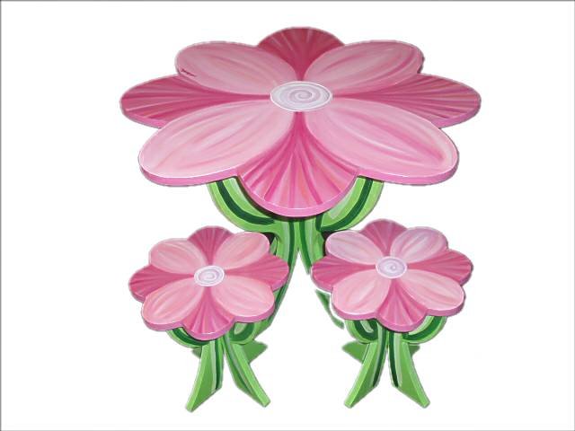 Pansy Teacup Table Set