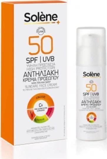 Solene Suncare Face Cream Spf 50, Anti Dark Spots, 50ml