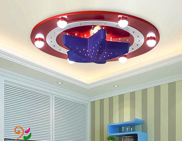 Captain America Ceiling Light Deco Led Bedroom Playroom New