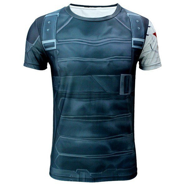 New Captain America Marvel Tight Fit SuperHero Shirt- SALE