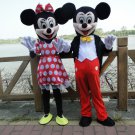 Mickey & Minnie Mouse Character Adult Mascot Costumes Pair