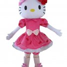 Hello Kitty Character Pink Dress Adult Mascot Costume