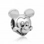 Mickey Mouse Head Silver Pendant Charm for Pandora Bracelet $1 Shipping