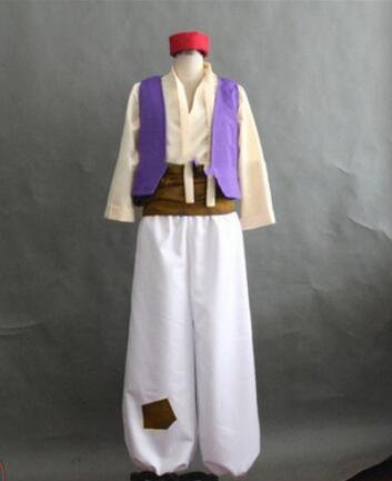 Cosplay Aladdin Costume Adult Male Men