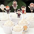 Harry Potter Character Cupcake Toppers 72pcs Birthday Party