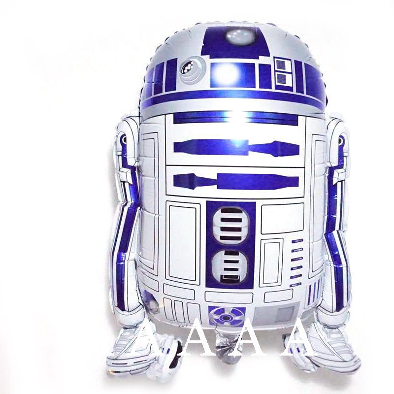 10pcs-R2 D2 Star Wars Helim Foil Balloons Party Supplies