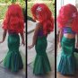 Little Mermaid Ariel Girls Disney Costume Super Cute Multiple Sizes $1 SHIPPING