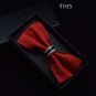 Tuxedo Bow tie Red carpet crystal accent butterfly knot Men suit accessory 105