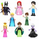 New Disney Character Minifigure set for LEGO Maleficent Ursula 8pcs