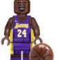 Kobe Bryant 24 Lakers Mini Figure for LEGO Hollywood Basketball Uniform
