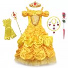 Belle Princess Character Costume Dress CHILD with Accessories