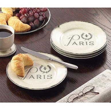 PARIS DESSERT PLATES