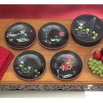 DON'T DRINK & DRAW DESSERT PLATES