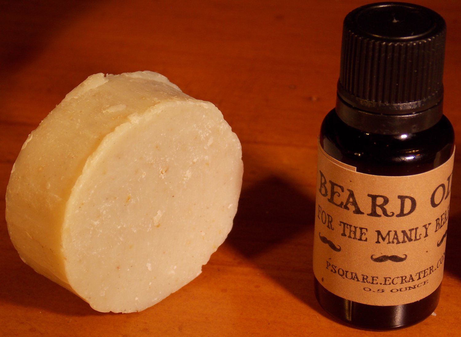 1 - Beard Oil & 1 - Spearmint Shave Soap Refil