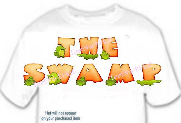 T-shirt, Your in Name in GATORS, swamp - ( youth & Adult Sm - xLg)