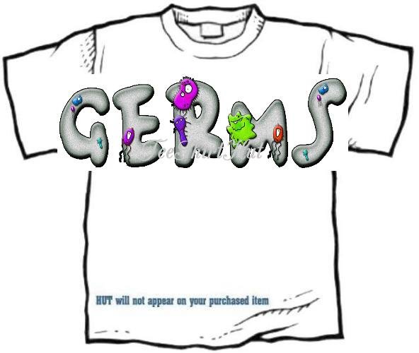 T-Shirt, Your NAME in GERMS, eeeewww - (Adult xxLg)
