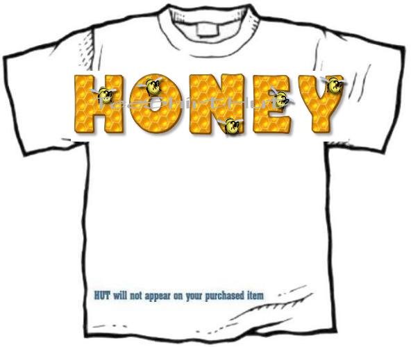 T-shirt, Your Name in HONEYCOMB bees, sweet - (Adult 4xLg - 5xLg)