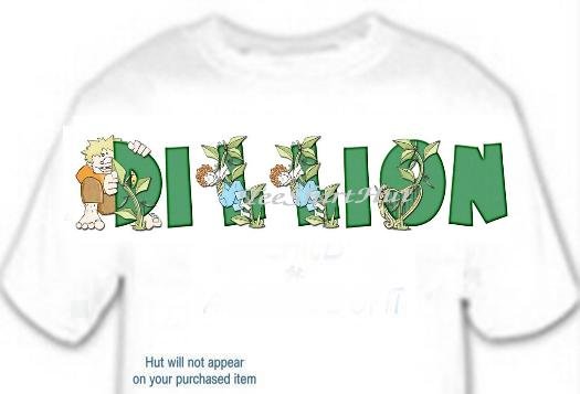 T-shirt - Your Name in JACK IN THE BEANSTALK - (youth & Adult Sm - xLg)