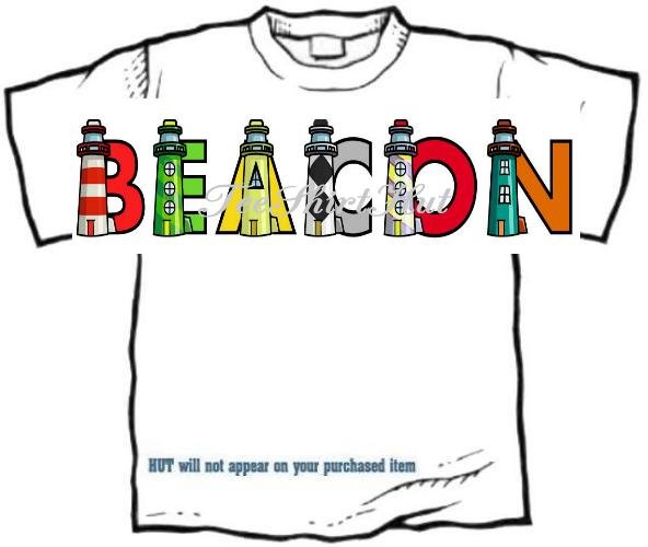 T-Shirt, Your Name in LIGHTHOUSES, see the light? - (Adult xxLg)